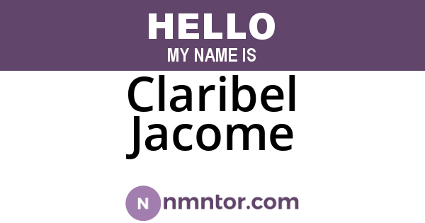 Claribel Jacome