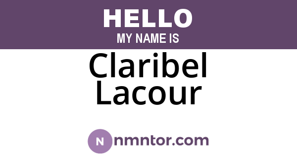 Claribel Lacour