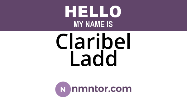 Claribel Ladd