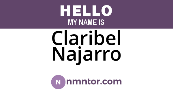 Claribel Najarro