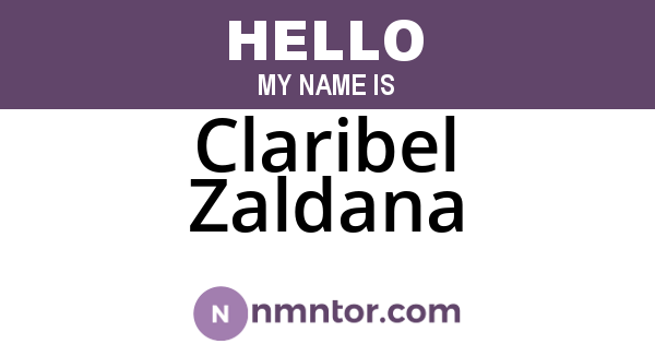 Claribel Zaldana
