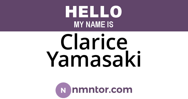 Clarice Yamasaki