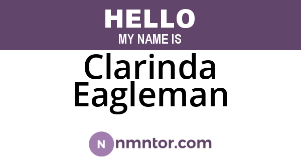 Clarinda Eagleman