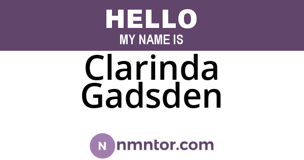 Clarinda Gadsden