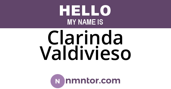 Clarinda Valdivieso