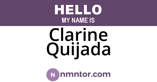 Clarine Quijada