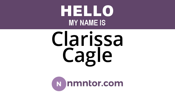 Clarissa Cagle