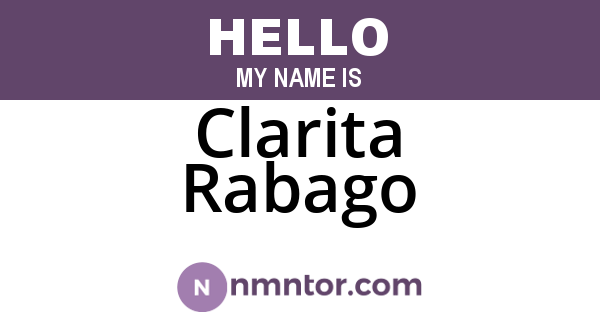 Clarita Rabago