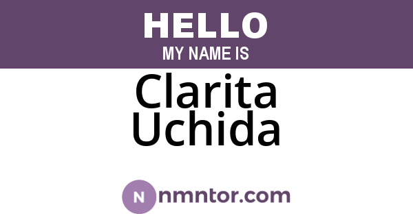 Clarita Uchida
