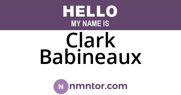 Clark Babineaux