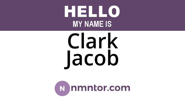 Clark Jacob