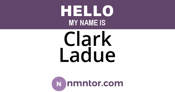 Clark Ladue