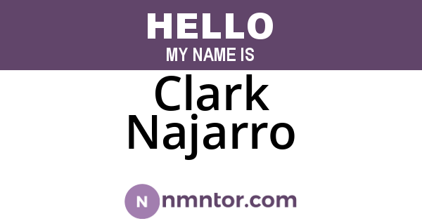 Clark Najarro