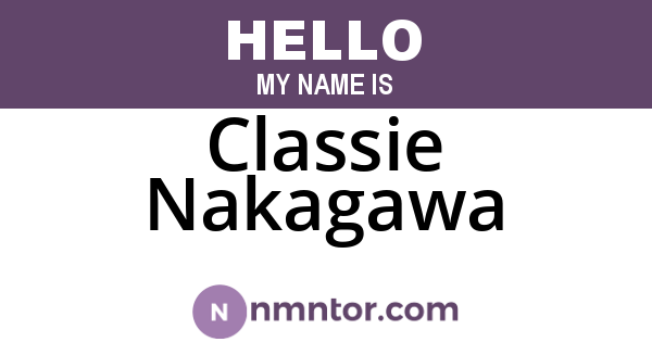 Classie Nakagawa