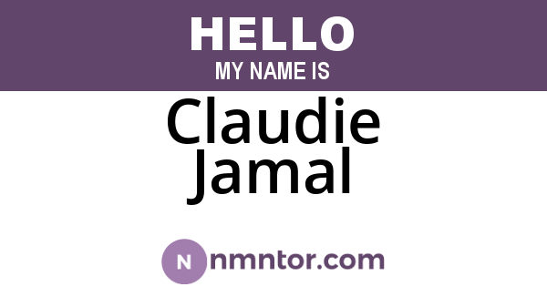 Claudie Jamal