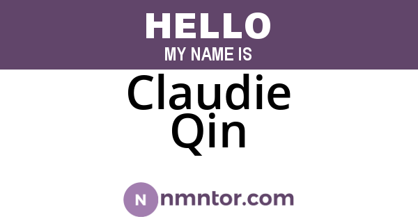 Claudie Qin