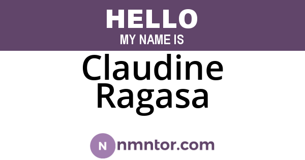 Claudine Ragasa