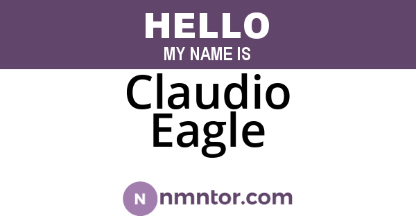 Claudio Eagle