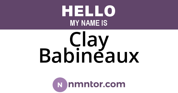 Clay Babineaux
