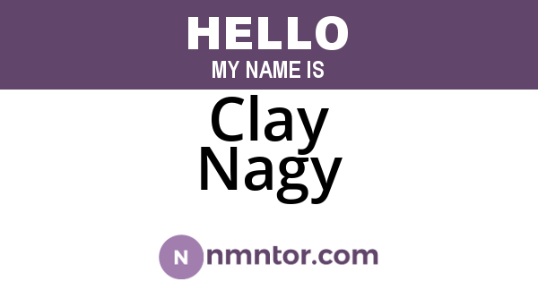 Clay Nagy