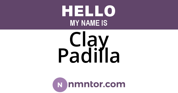 Clay Padilla