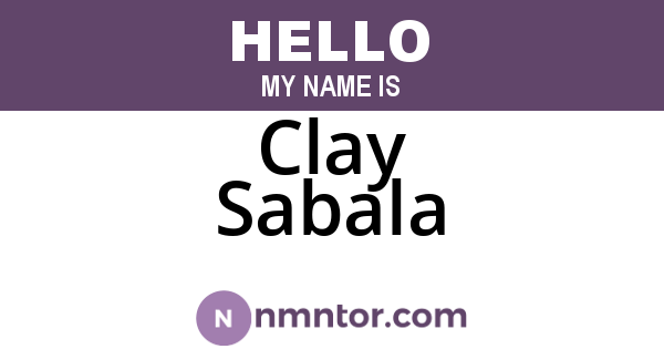 Clay Sabala