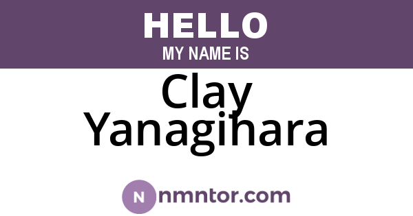 Clay Yanagihara