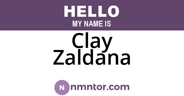 Clay Zaldana