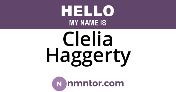 Clelia Haggerty