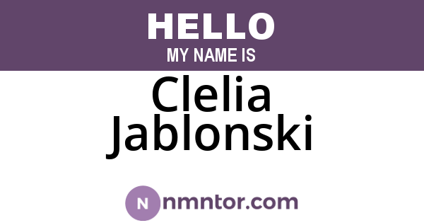 Clelia Jablonski