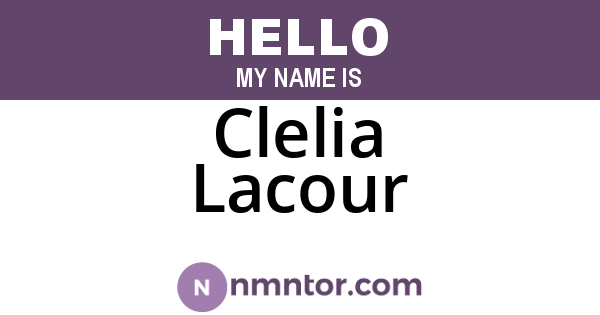 Clelia Lacour