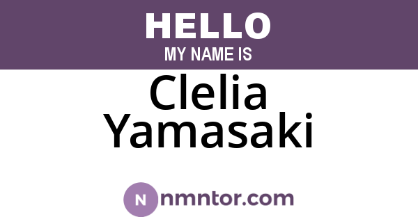 Clelia Yamasaki
