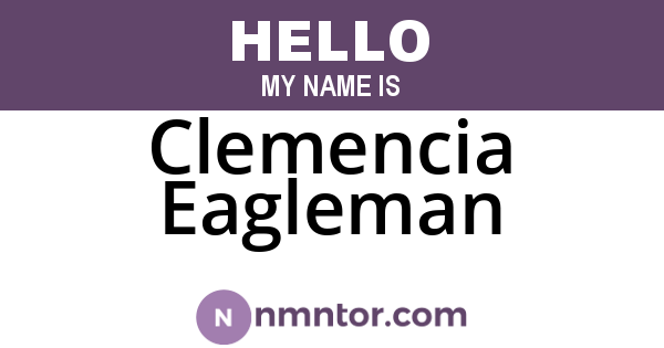 Clemencia Eagleman