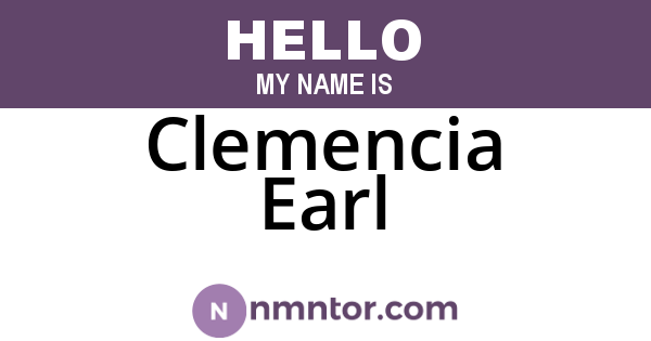 Clemencia Earl