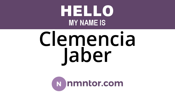 Clemencia Jaber