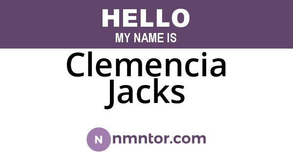 Clemencia Jacks
