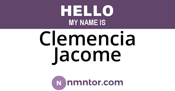 Clemencia Jacome