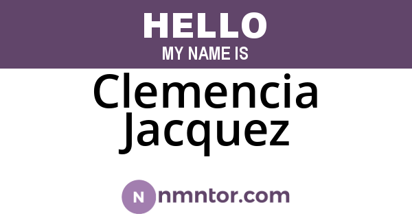 Clemencia Jacquez