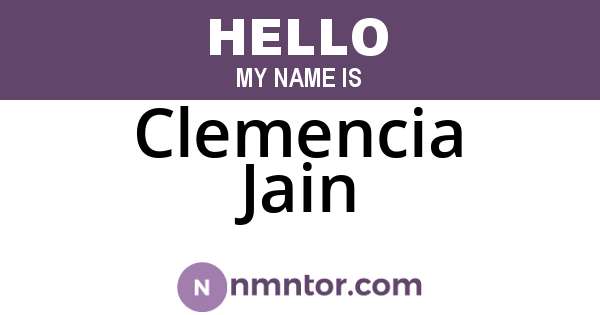 Clemencia Jain