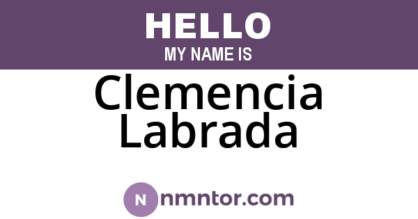 Clemencia Labrada