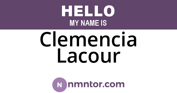 Clemencia Lacour