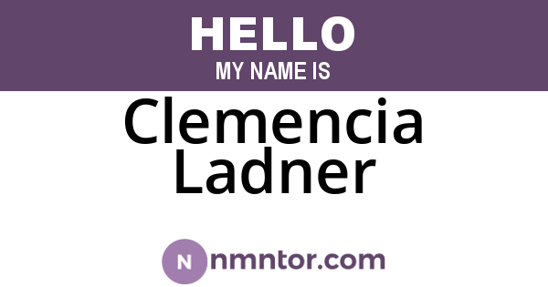 Clemencia Ladner