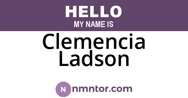 Clemencia Ladson