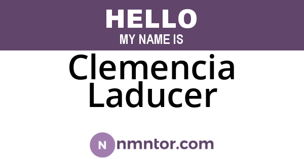 Clemencia Laducer