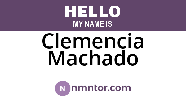 Clemencia Machado