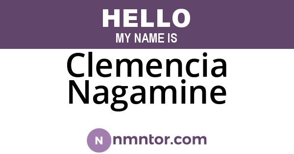 Clemencia Nagamine