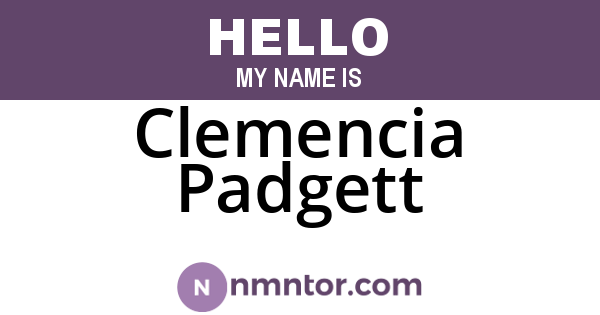 Clemencia Padgett