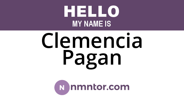 Clemencia Pagan