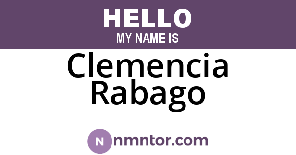 Clemencia Rabago