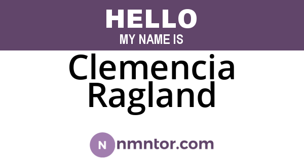 Clemencia Ragland